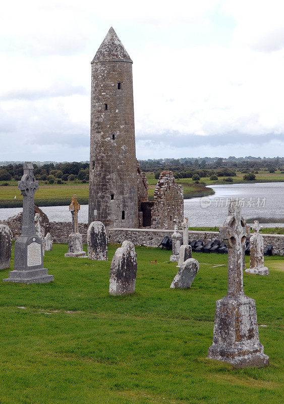 Clonmacnoise, Offaly县，爱尔兰共和国